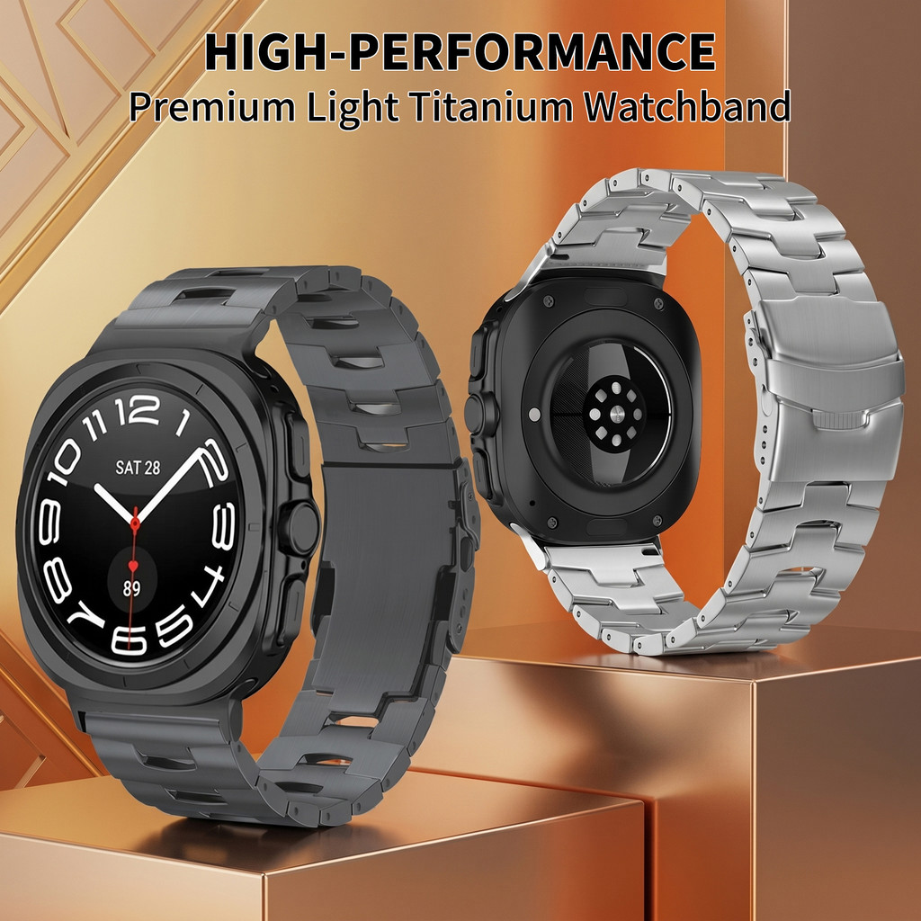 Premium ​ Pulseira De Titânio Para Galaxy Watch 9 8 Pulseiras Clássicas Samsung 