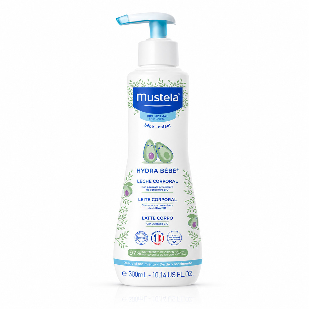 Mustela Hydra Bebê Hidratante Infantil Corpo e Rosto 300ml