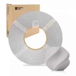 Filamento Bambu Lab, PLA Lite, 1kg, 1,75mm, Branco, Sem Carretel, A18-W0-1.75-1000-SPLFREE