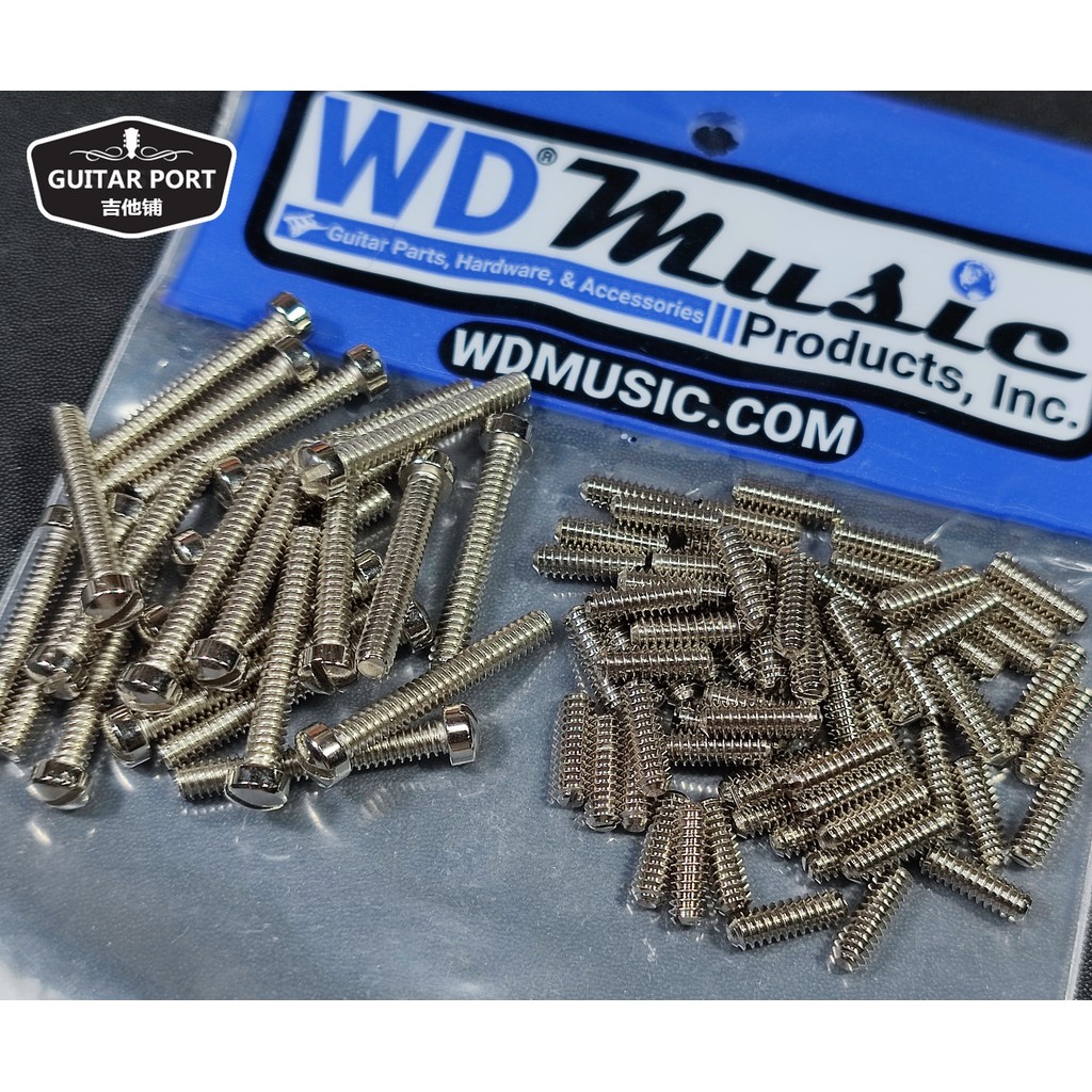 American WD fender Guitar bass 52 62 tele Piano Código Parafuso de elevação de ponte de 8 graus