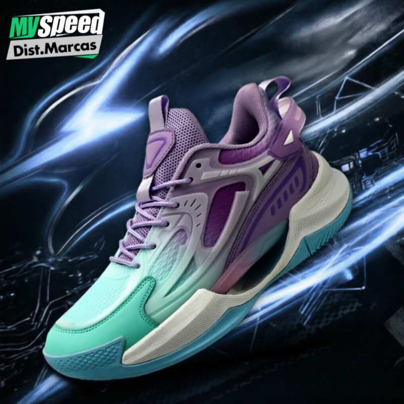 Tênis de basquete de vôlei luminosos Masculino Feminino amortecimento respirável correndo Sapatos unissex Tênis 34-43