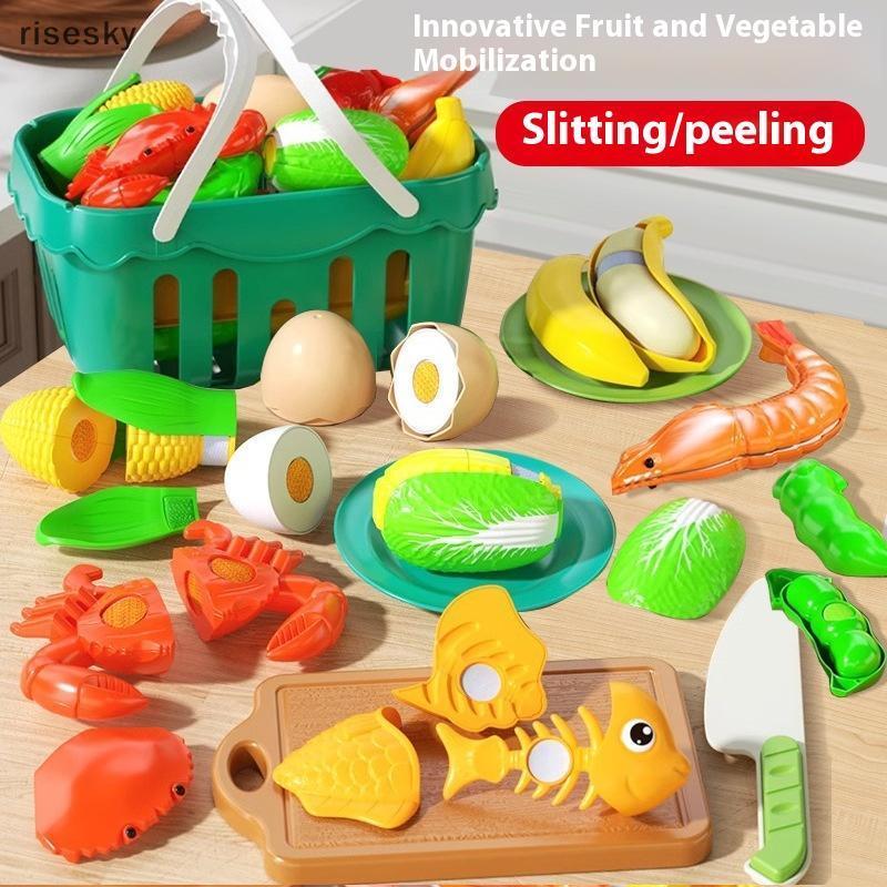 1 Peça Jogar Casa Dpress Brinquedos Educativos Montessori Colar Chechele Simulação Durian Melancia Brinquedo Educativo P