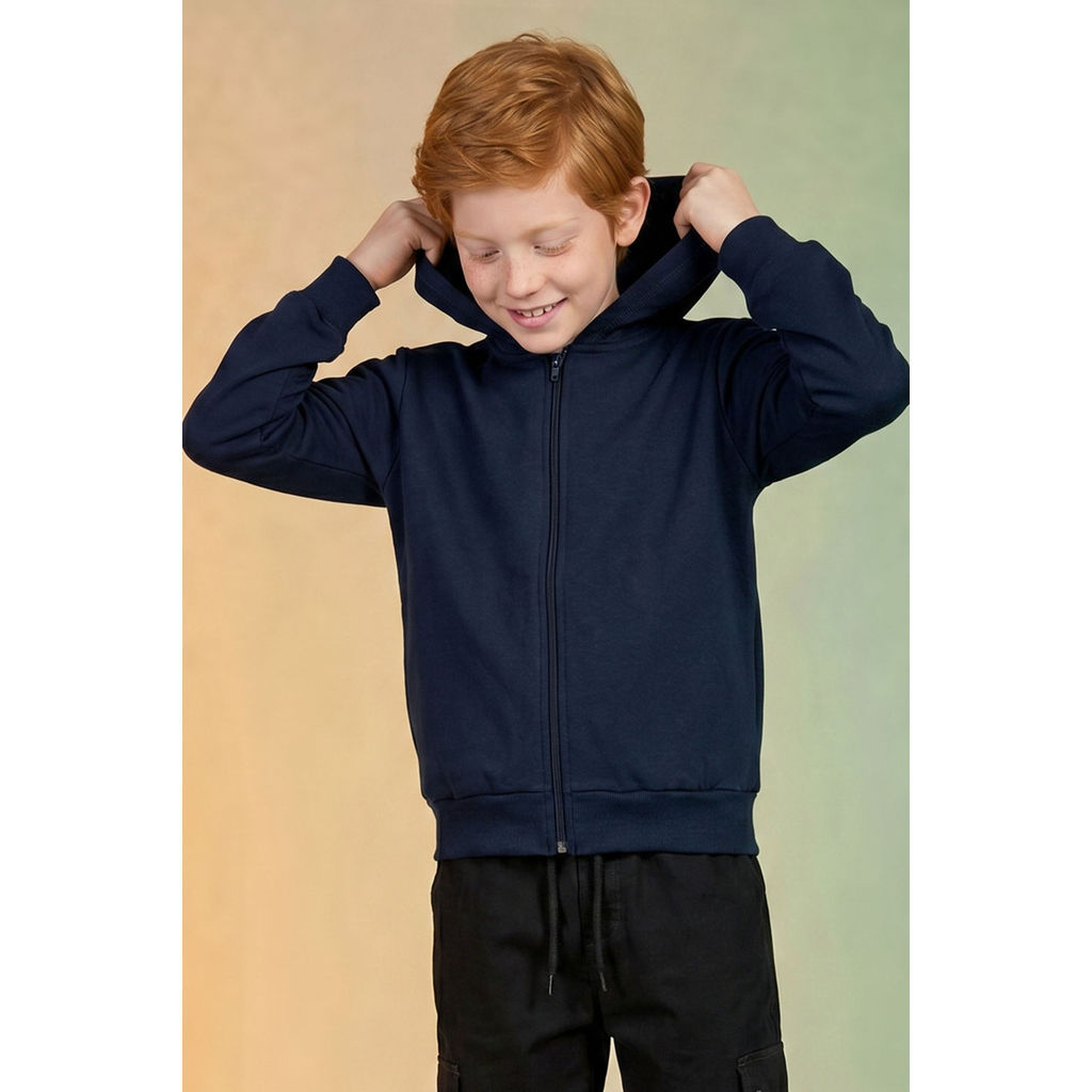 Jaqueta Masculina Elian Moletom Felpado Azul