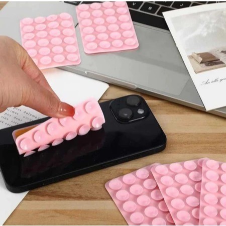 Suporte de Celular Dupla Face com Ventosa de Silicone Varios Cores — imagem 2 de 2