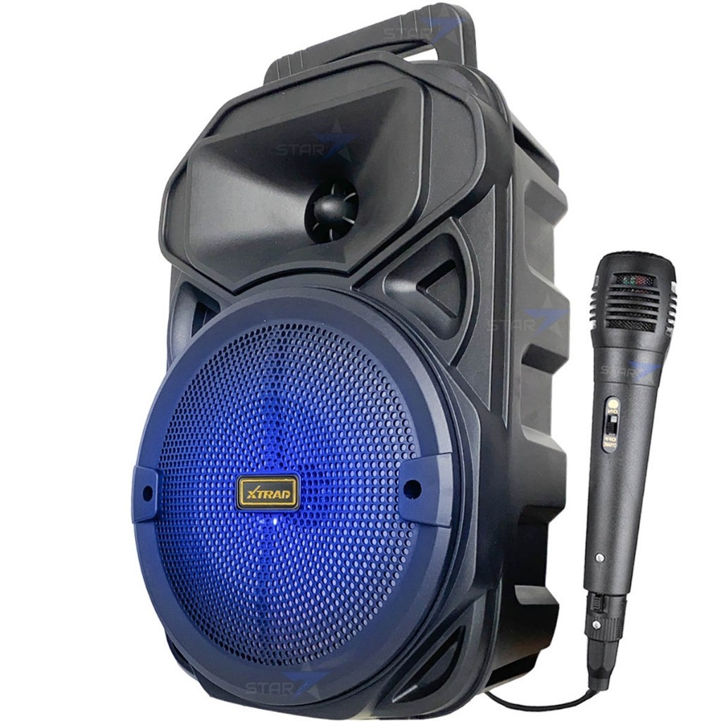 Caixa de Som Karaokê Bluetooth Portátil Potente Amplificada com Microfone Para Festa Casa