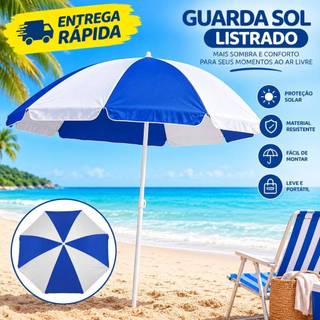Guarda Sol Reforçado Grande Proteção Uv