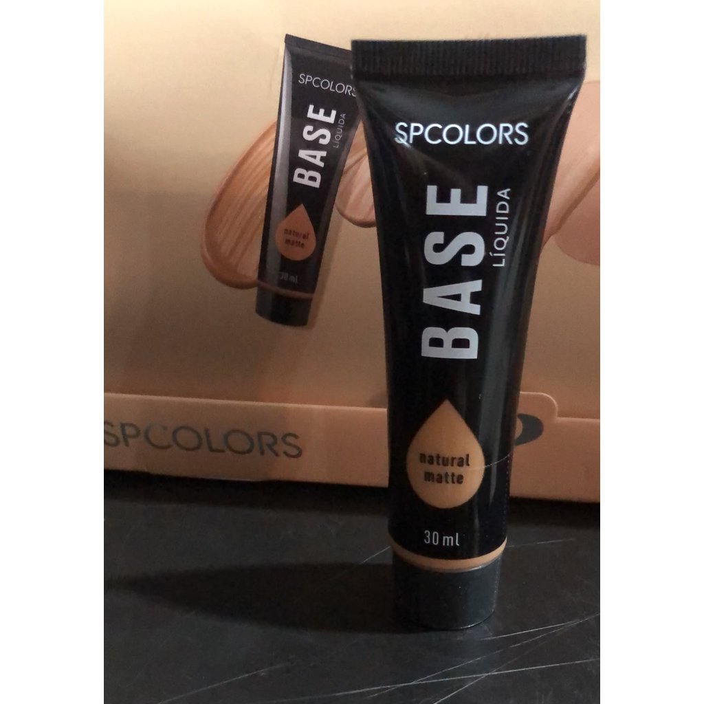 BASE LÍQUIDA SP COLORS LONGA DURAÇÃO EFEITO NATURAL CORES 6 Á 10
