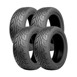 Jogo 4 Pneus Speedmax Aro 15 Racemax 195/55R15 85V Semi Slick