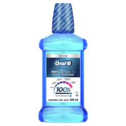 Enxaguante Bucal Oral-B 100% De Sua Boca Cuidada 500ml