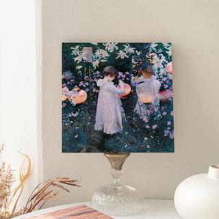Estilo europeu flor menina pintura de parede arte francesa pintura a óleo quarto entrada nicho Mural personagem Retro pi