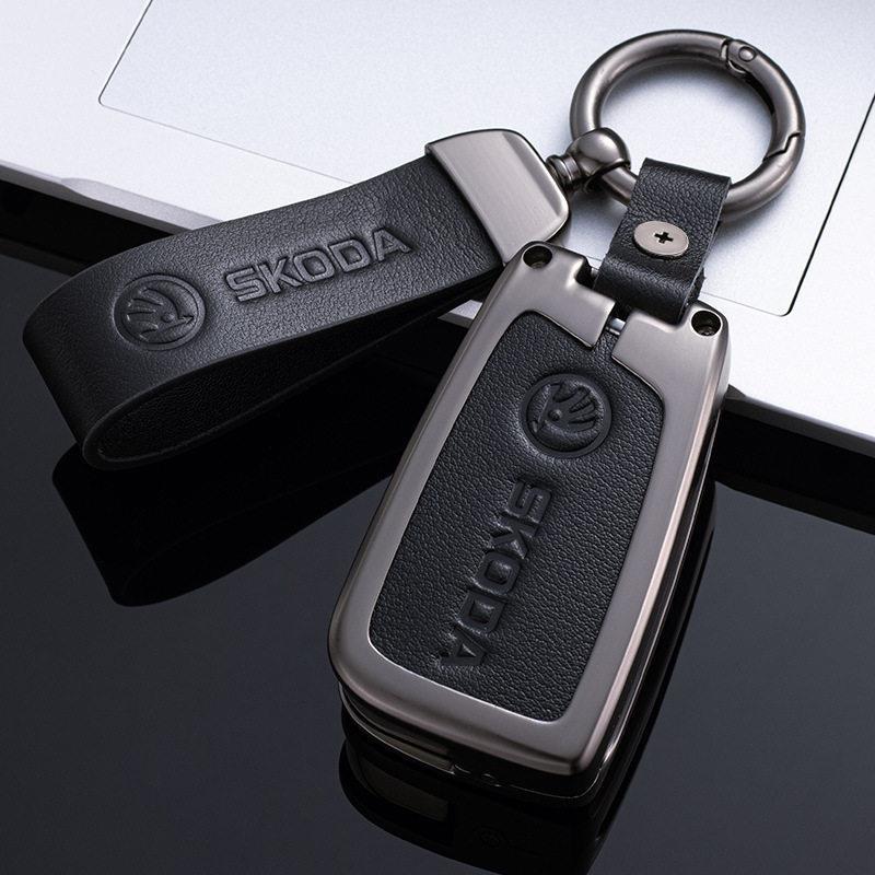 Adequado para Skoda Mingrui chave capa Xinrui Komik escudo do carro Korok Speedy Codi Acer Xindong saco