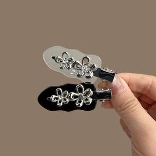 Nicho Design Metal flor grampo de cabelo testa sem costura não machuca cabelo franja clipe doce legal menina clipe later