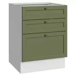 Balcão de Cozinha 60 cm 3 Gavetas (Sem Tampo) Vik Madesa B
