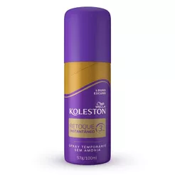 Retoque Instântaneo Spray Koleston Louro Escuro com 100ml