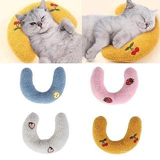 Almofada para Gatos, Animais de Estimação, Cães, Almofada Macia em Forma de U para Dormir, Brinquedo, Suprimen Toys DG3T
