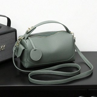 Bolsa All-Match Premium Boston Travesseiro Senhoras Bolsa Mensageiro de Ombro Portátil Bolsa Commuter Moda PU Grande Cap