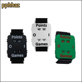 [pphhaz] Contador De Pontuação De Pulso Ajustável Para Tênis , Badminton , Vôlei , Placar , Banda , Acessórios Esportivo