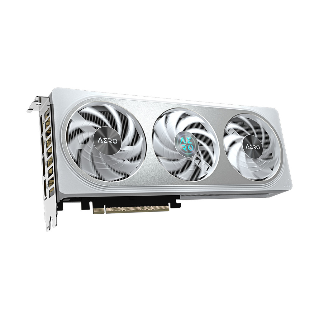 Placa de Vídeo Gigabyte GeForce RTX 5060 AERO OC, 8GB, GDDR7, 128-bit, GV-N5060AERO OC-8GD — imagem 2 de 2
