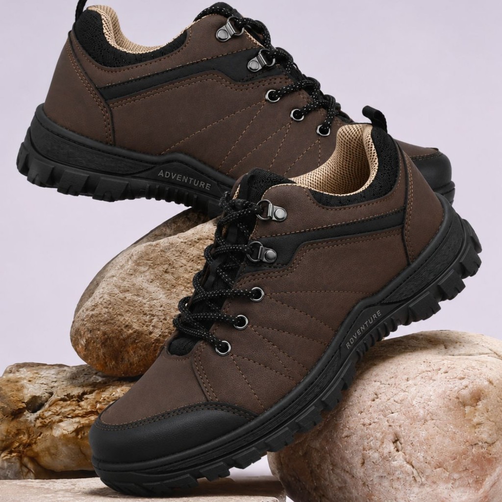 Bota Botina Masculina Militar Motociclista Couro Preto Sola Borracha Antiderrapante Original
