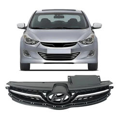 Grade Superior Colmeia Com Friso Cromado Dianteiro Elantra 2011 2012 2013 2014 Novo 86350-3X000