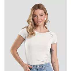 Blusa Feminina Canelada Dianna Bege