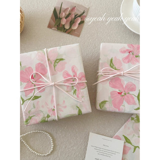 Ins estilo rosa begônia flor papel de embrulho Sydney High-End fresco Floral Material de embrulho papel de embrulho de p