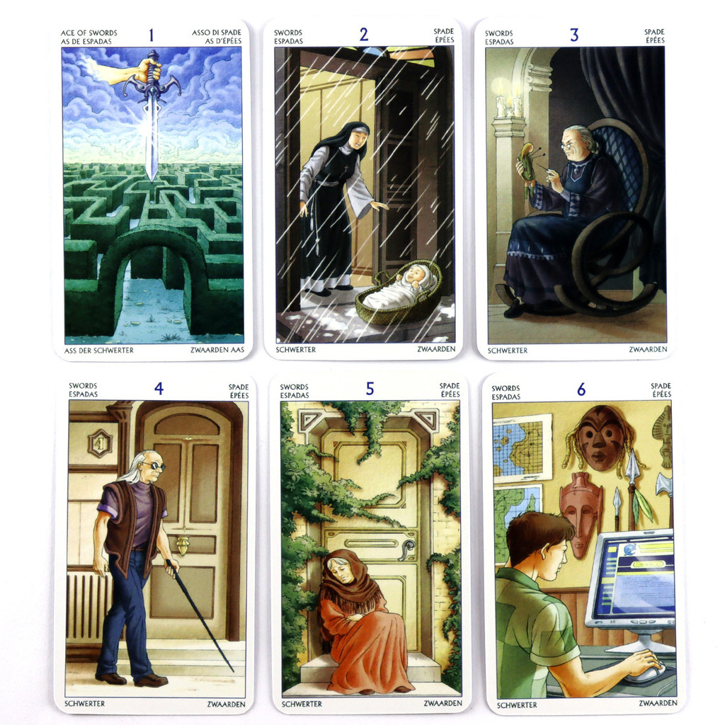2026 Novo Estilo Tarô das 78 Portas Cartas78 Portas Cartas Inglês 10.3 X6cm20260917
