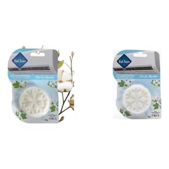 Kit 2 Unid Pastilha Aromatizante Bactericida Ar Condicionado Aroma De Algodão Ba Clean