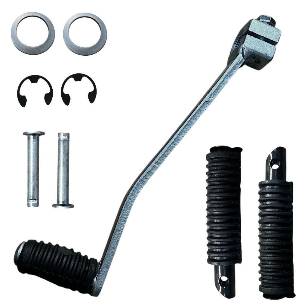 Kit Pedal De Cambio + Par De Pedaleira Honda Cg 125 Titan/Fan Ks/Es