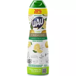 Multiuso UAU Cremoso Limão 400ML Embalagem PROMO20%