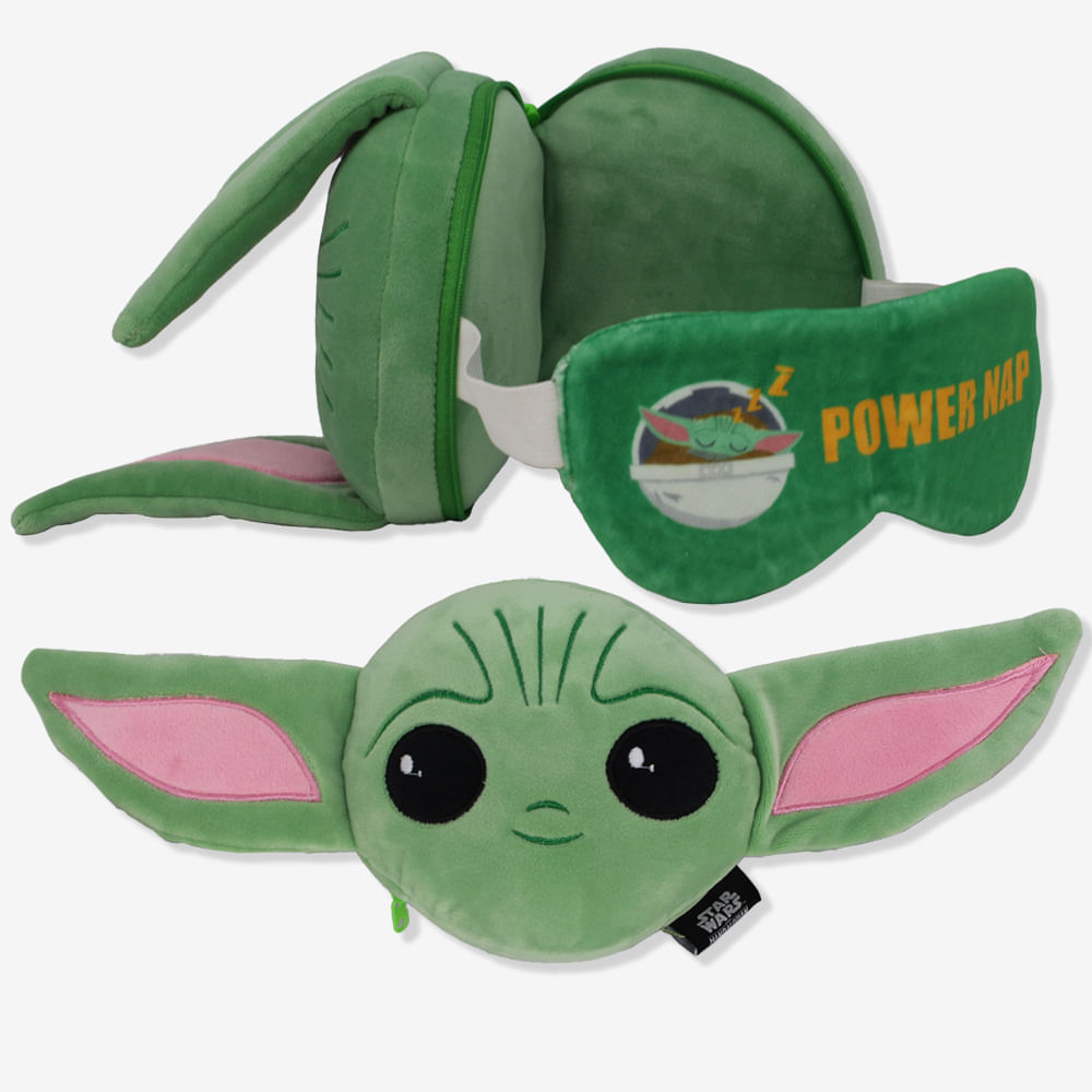 Máscara de Dormir com Almofada Grogu Baby Yoda – Star Wars
