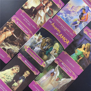 Cartas de Los Angeles, um jogo de tabuleiro de tarot sobre o tema do amor espanhol, para festas 1BQN.