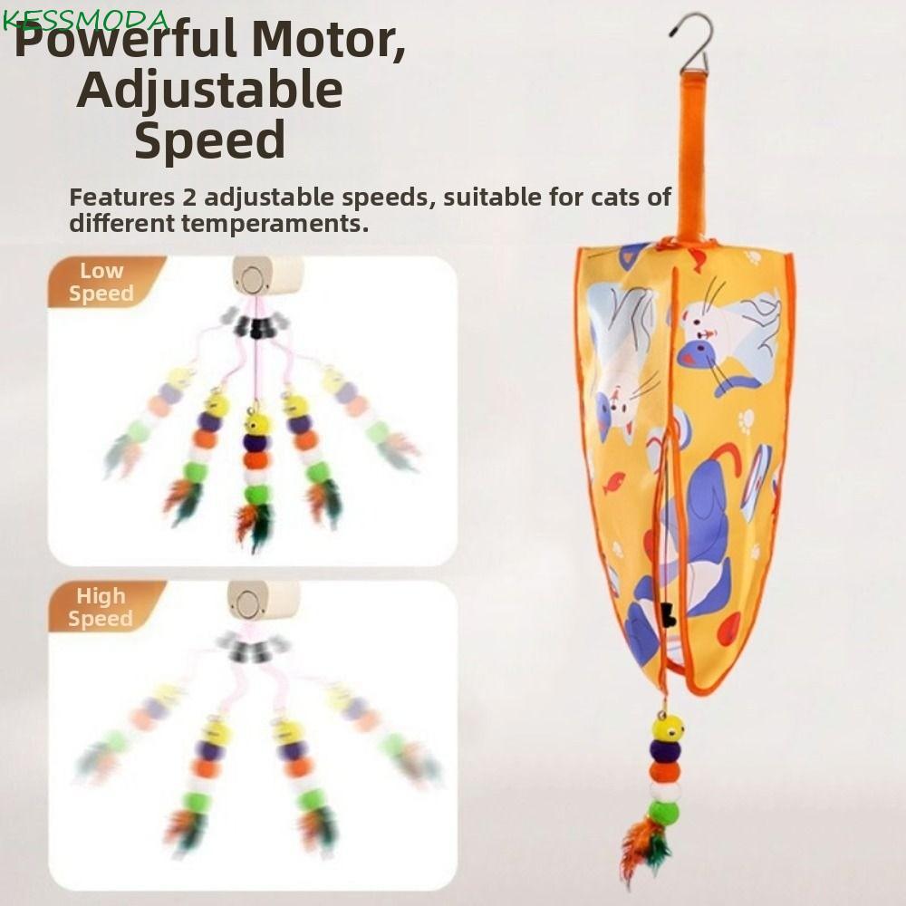 Teaser Elétrico Para Gatos , Brinquedos De Levantamento Automático Suspensos Recarregáveis , Brinquedo Engraçado Animais