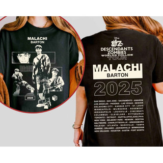 [Camiseta Premium Algodão Puro]LA Camiseta Unissex Oversized  Malachi Barton Descendants Zombies Worlds Col