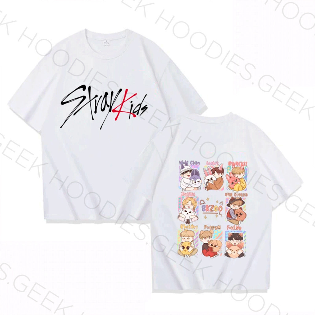 CAMISETA Stray Kids QD 100% ALGODÃO PREMIUM COM ESTAMPA DTF — imagem 2 de 2