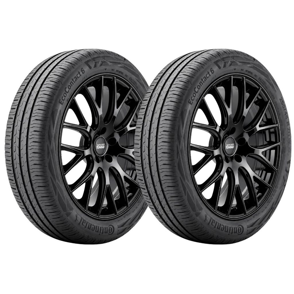 KIT 2 PNEUS ARO 15 185/60R15 CONTINENTAL ECOCONTACT 6 88H XL