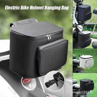 Mochila de Grande Capacidade à Prova d'Água para Capacete de Bicicleta Elétrica, Bolsa Suspensa para Assento Traseiro XT
