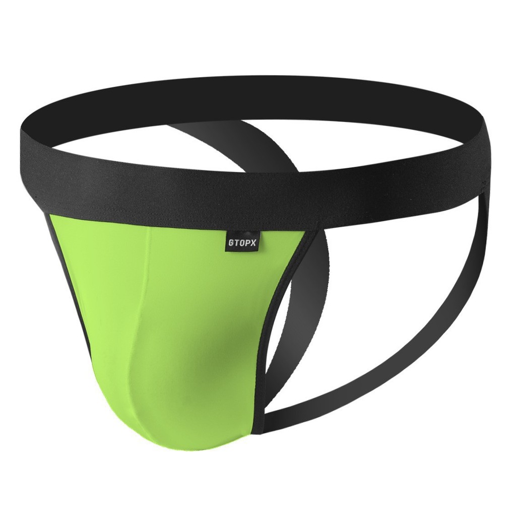GTOPX Masculino Seda Gelo Dupla Tanga AliExpress Europeu Americano Tanga Cuecas Venda Quente