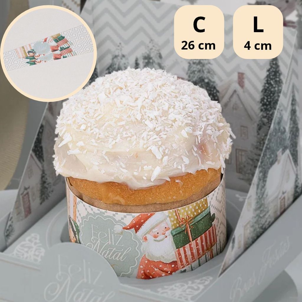 20 CINTA PARA MINI PANETONE ACREDITAR 6005 (JANGO NATAL 2026) — imagem 2 de 2