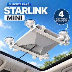 Suporte Para Antena Starlink Mini Wifi Fixação Teto Solar Carro Estável Reforçado Campers trailers