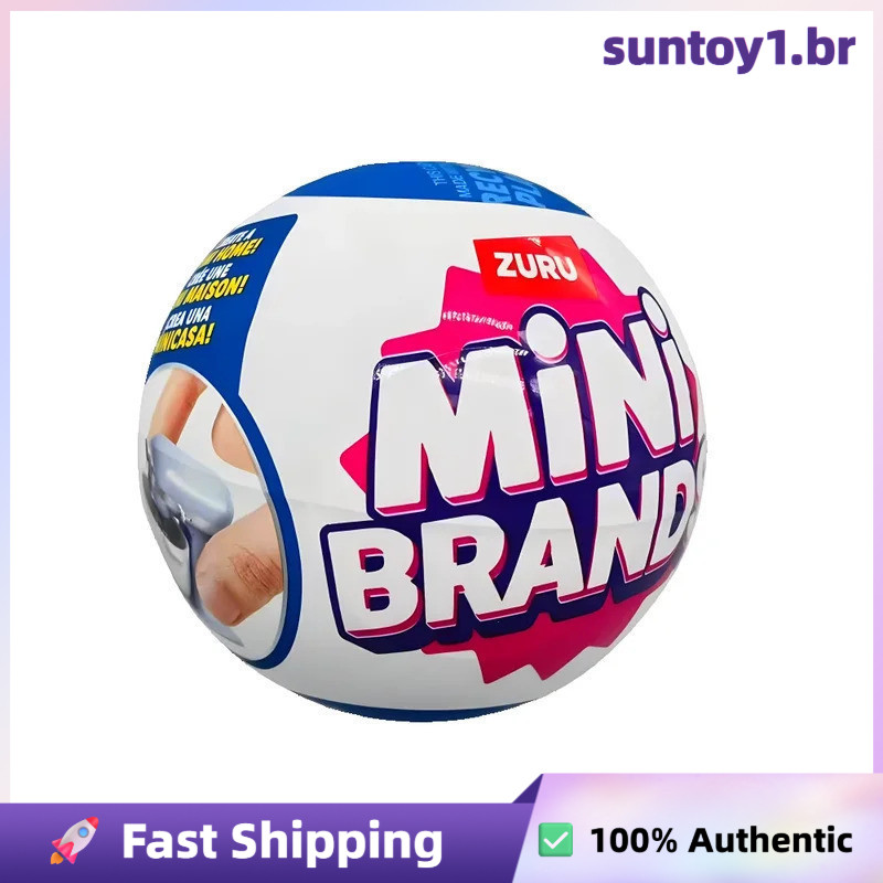 Brinquedos de marcas, brinquedos em miniatura, brinquedos surpresa, caixa cega, casa original, móveis em miniatura, brin