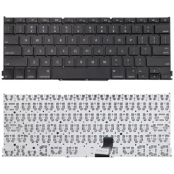 Teclado para Notebook compatível com Apple Macbook Pro A1502 Inglês Internacional - US