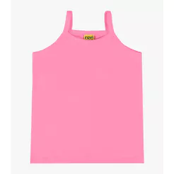 Regata De Alça Infantil Feminina Rovi Kids Rosa