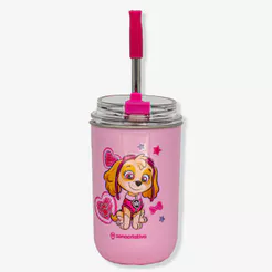 Copo Neo com Canudo Skye – Patrulha Canina