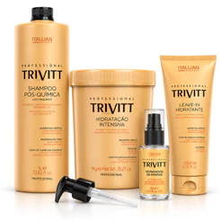 Kit Shampoo Hidratação Intensiva Leave-in Reparador