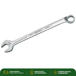 Chave Combinada 5/8 Pol Robust Boca e Estrela Cromada Aço Robust-Vanadium Niquelado