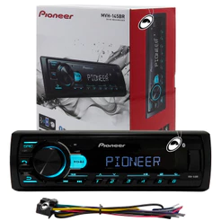Rádio Pioneer MVH-145BR Som Automotivo USB Bluetooth 4 Canais