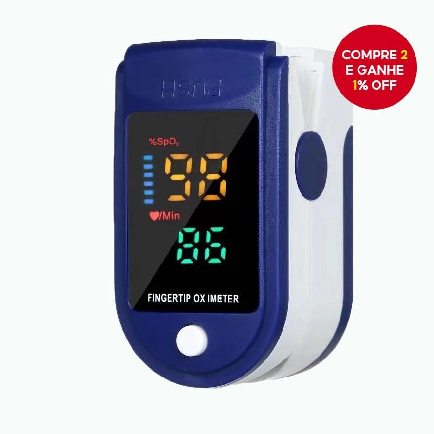 Novo Oxímetro de Pulso OLED de Dedo, Monitor Portátil de Saturação de Oxigênio, Presente de Natal. em Oferta na Shopee