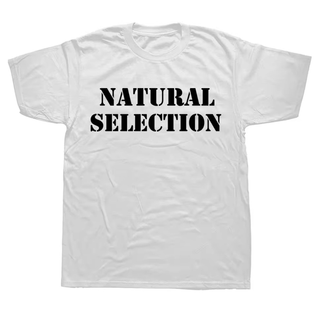 Camiseta Natural Selection Evolução Darwin Unissex Streetwear Harajuku Camisa Jovem Casual Tendência em Oferta na Shopee