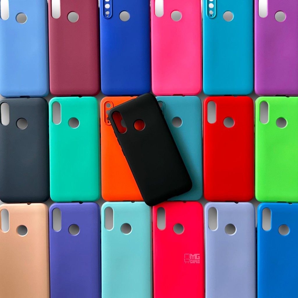 Capa Moto E6 Plus Silicone Aveludada Colorida Capinha Anti Impacto em Oferta na Shopee